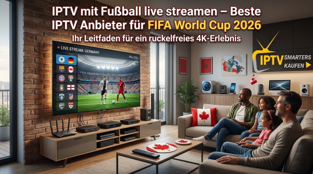 IPTV mit Fußball live streamen – Beste IPTV Anbieter für FIFA World Cup 2026